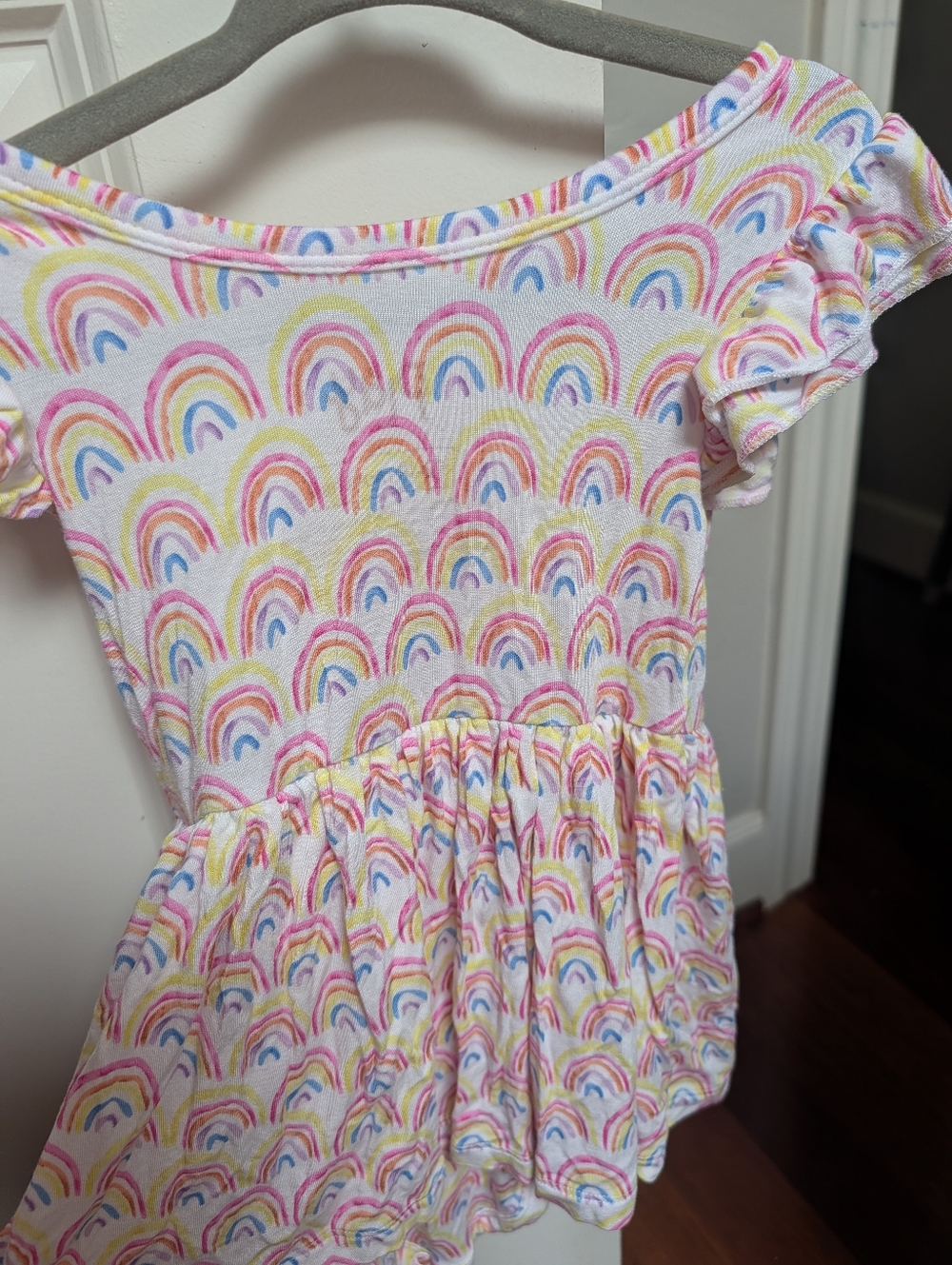 EUC Little Sleepies Rainbow Dress